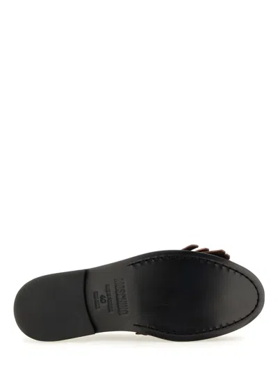 Moschino Moccasin With Bangs And Coin