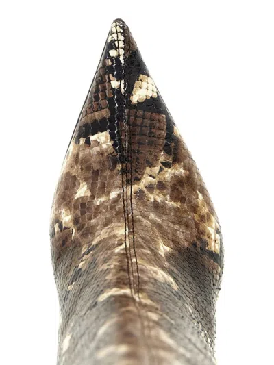 Le Silla 'serpent' Knee High Stiletto Boots In Multi