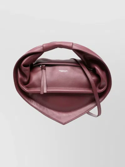 Federico Cina Medium Shoulder Bag Removable Strap In Brown