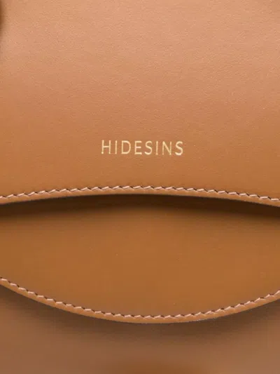 Hidesins Medium Leather Tote Adjustable Strap In Brown