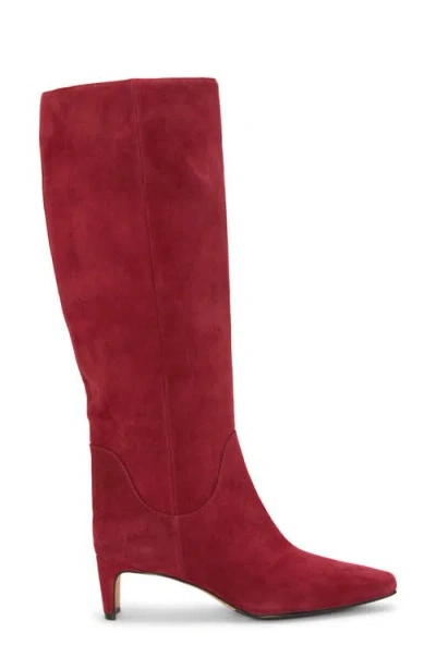 Vince Camuto Avriah Knee High Boot In Burgundy