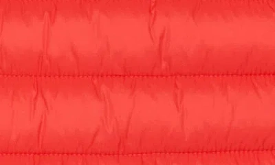 Save The Duck Remo Water Resistant Packable Puffer Vest In Red