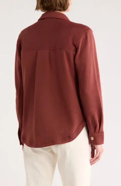 Thread & Supply Jade Knit Jacket In Brown