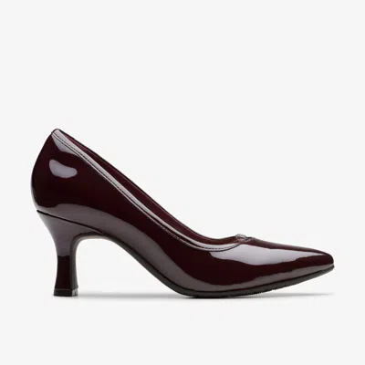 Clarks Kataleyna West In Burgundy
