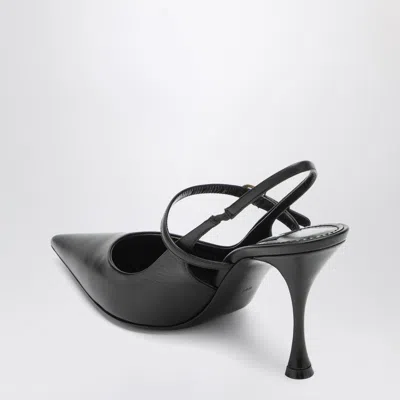 Dolce & Gabbana 90mm Slingback Heels In Black