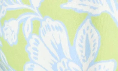 Pj Salvage Long Sleeve Beautiful Life Pj Top In Electric Lime In Multi