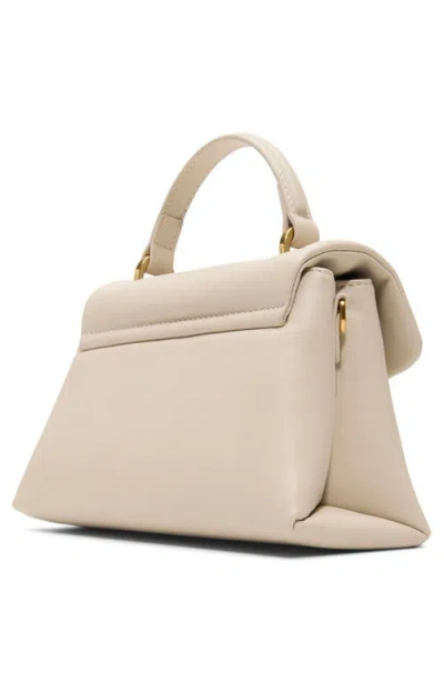 Ted Baker London Poppy Moon Leather Top Handle Bag In White