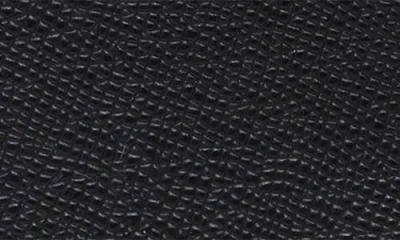 Ted Baker London Sutton Charm Leather Card Case In Black