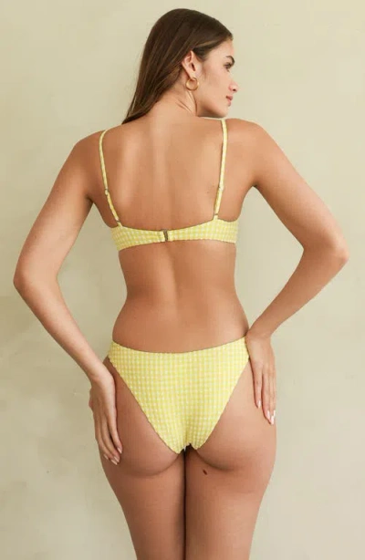 Dippin Daisys Rory Underwire Bikini Top In Yellow