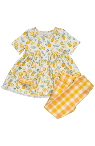 Laree + Co Leighton Tunic + Legging Set In Yellow