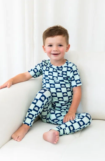 Laree + Co Rowen 2-piece Short Sleeve Set In Blue