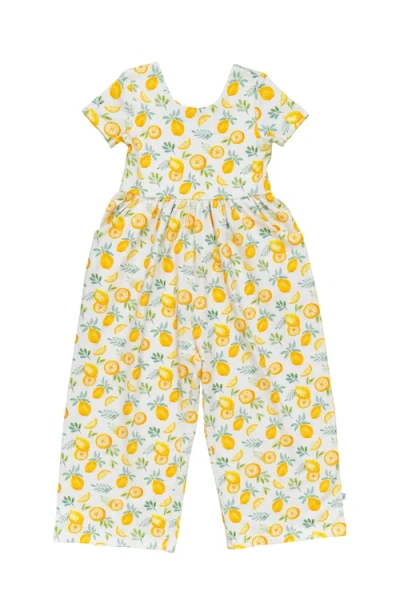 Laree + Co Leighton Leggy Romper In Yellow