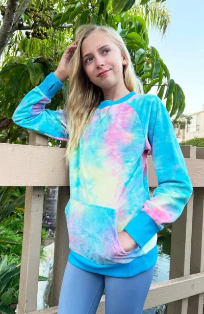 Limeapple Minky Crewneck Sweatshirt In Multi