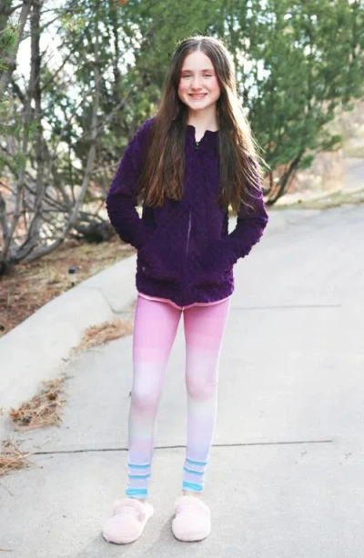 Limeapple Multicolor Stripe Printed Leggings In Multi