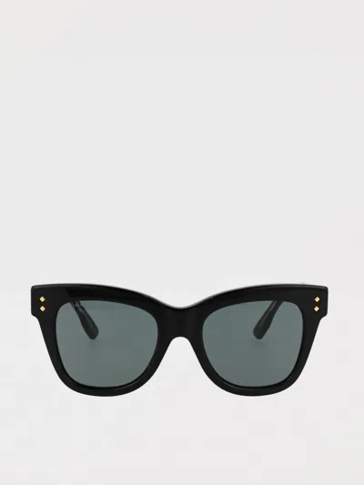 Gucci Gg1082s 001 Butterfly Sunglasses In 001 Black Black Grey