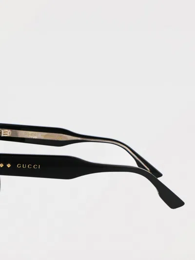 Gucci Gg1082s 001 Butterfly Sunglasses In 001 Black Black Grey
