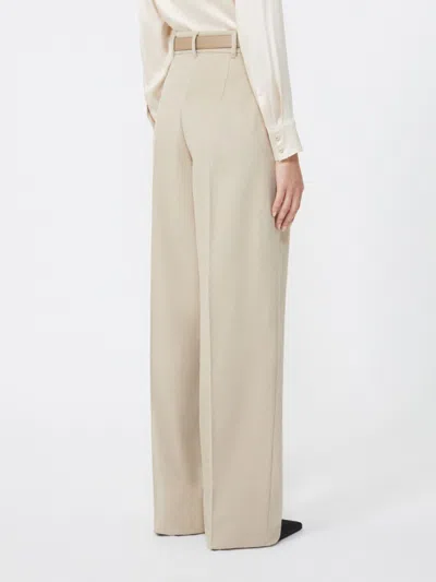 Max Mara Studio Entrata Trouser Beige In Neutral
