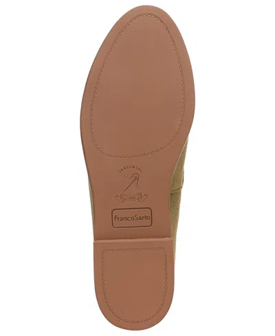 Franco Sarto Women's Hartlie Round Toe Low Profile Tassel Loafers In Green