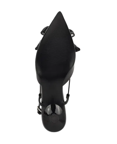 Nine West Women's Raska Pointy Toe Slingback Dress Pumps In Black