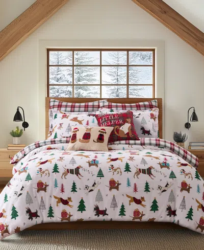 Levtex Home Jingle Paws Reversible 3-pc. Duvet Cover Set, King In Multi