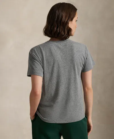 Polo Ralph Lauren Logo T-shirt In Gray