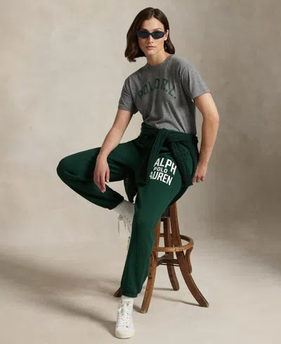 Polo Ralph Lauren Logo T-shirt In Gray