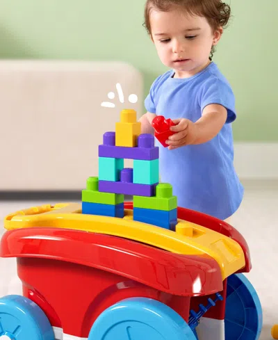 Mega Bloks First Builders Block Scooping Wagon, 21 Pieces In Multi
