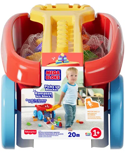 Mega Bloks First Builders Block Scooping Wagon, 21 Pieces In Multi