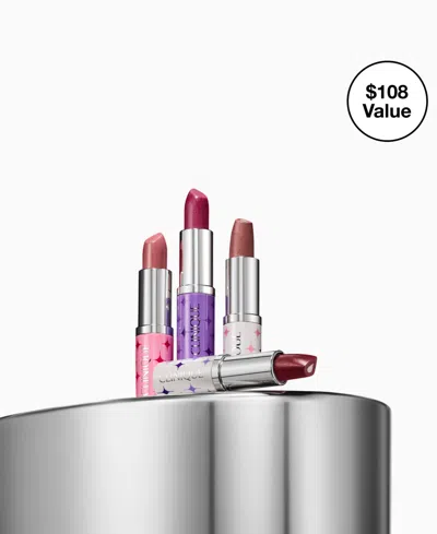 Clinique 4-pc.  Kisses: Hydrating Longwear Lipstick Gift Set In Multi