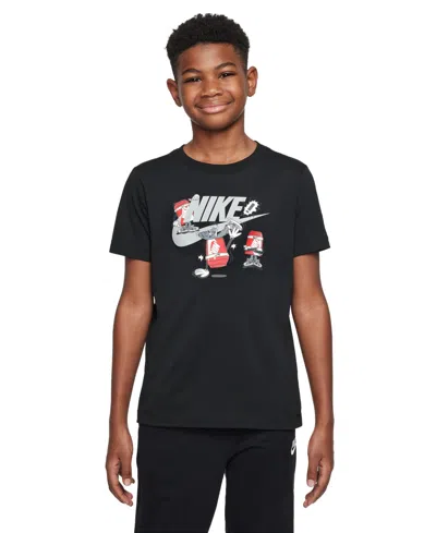 Nike Kids' Boxy Breakdance Graphic T-shirt In Black