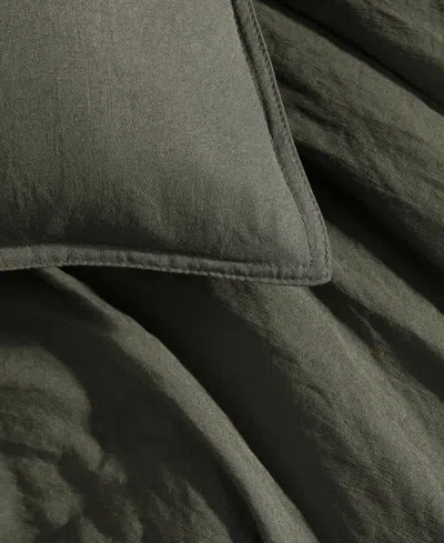 Tommy Hilfiger Solid Microfiber 7-pc. Comforter Set, Full/queen In Green