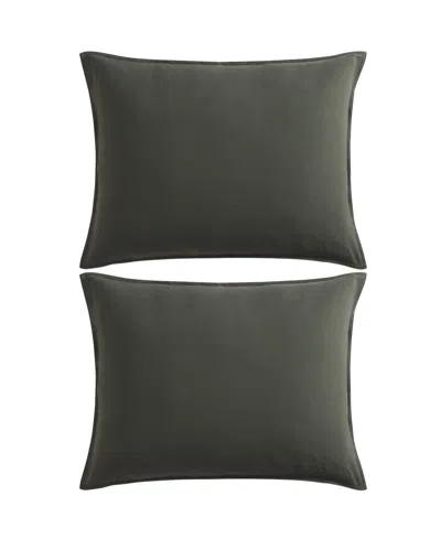 Tommy Hilfiger Solid Microfiber 7-pc. Comforter Set, Full/queen In Green