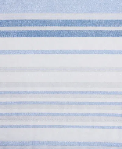 Tommy Hilfiger 136 Thread Count Bold Stripe Textured Cotton Printed Quilt Set