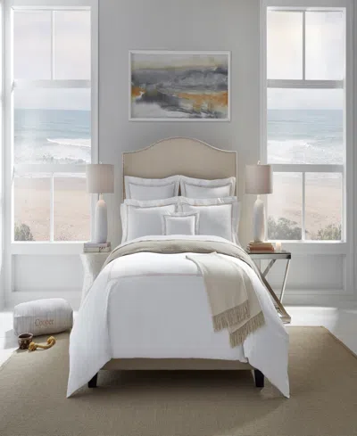 Sferra Grande Hotel Cotton Duvet Cover, King In White