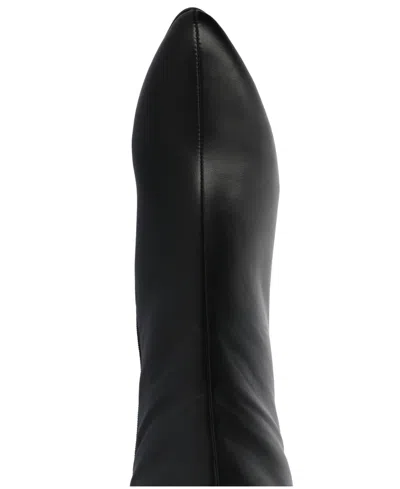 Journee Collection Wide Width Wide Calf Womens Ameylia Tru Comfort Foam Covered Block Heel Pointed Toe Boots In Black