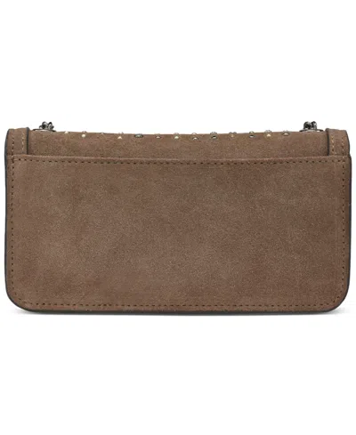 Karl Lagerfeld Kosette Mini Leather Shoulder Bag In Brown