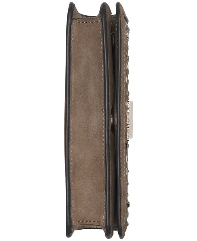 Karl Lagerfeld Kosette Mini Leather Shoulder Bag In Brown