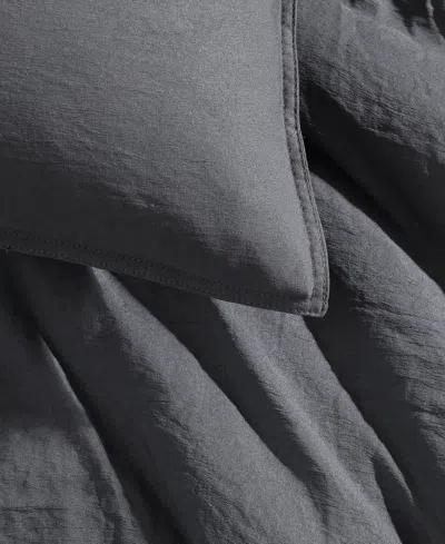 Tommy Hilfiger Solid Microfiber 5-pc. Comforter Set, Twin/twin Xl In Gray