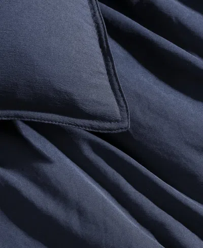 Tommy Hilfiger Solid Microfiber 5-pc. Comforter Set, Twin/twin Xl In Blue