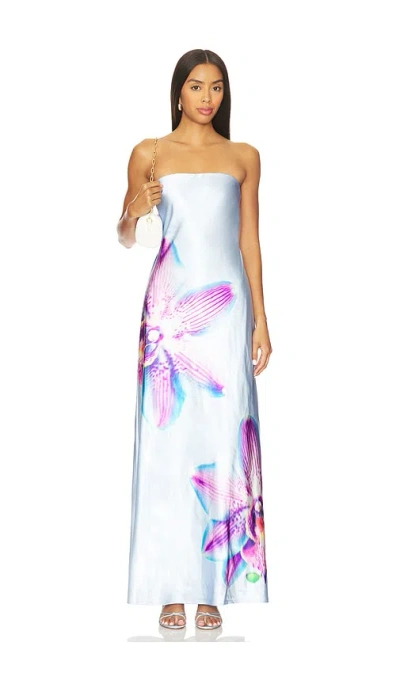 Runaway The Label Celeste Maxi Dress In Multi