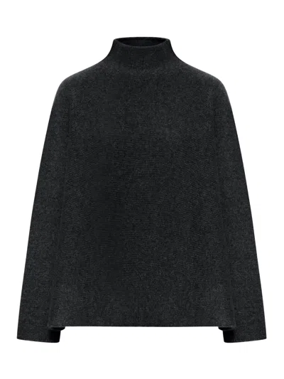 Giorgio Armani Cashmere High Neck Sweater In Black
