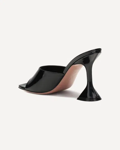 Amina Muaddi Patent-leather Lupita Sandals In Black