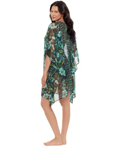 Miraclesuit ® Florica Metallic Cover-up Caftan In Multi