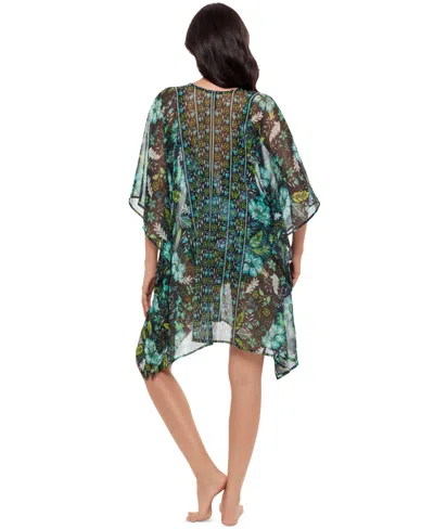 Miraclesuit ® Florica Metallic Cover-up Caftan In Multi