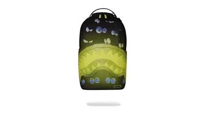 Pre-owned Sprayground Eyes All A Glow (glow In The Dark) Dlxr Backpack In Multi