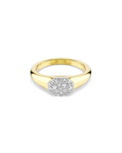 Swarovski Dextera Pave Crystal Cluster Ring In Gold