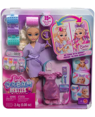 Barbie Dream Besties Get Ready With  Malibu Doll And Accessories In Multi