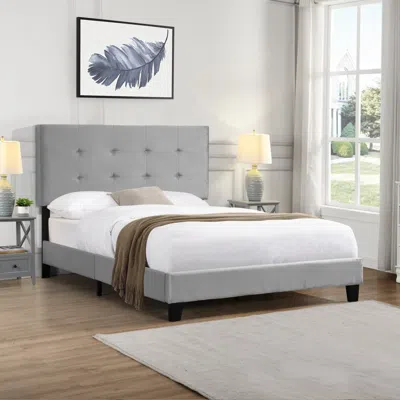 Streamdale Furniture Streamdale Stylish Upholstered Platform Bed Frame