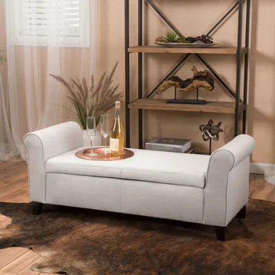 Streamdale Furniture Streamdale Contemporary Storage Ottoman Perfect Spaces