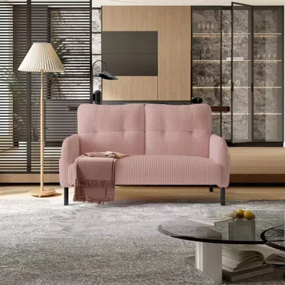 Streamdale Furniture Streamdale Corduroy Double Sofa - Living Room/bedroom